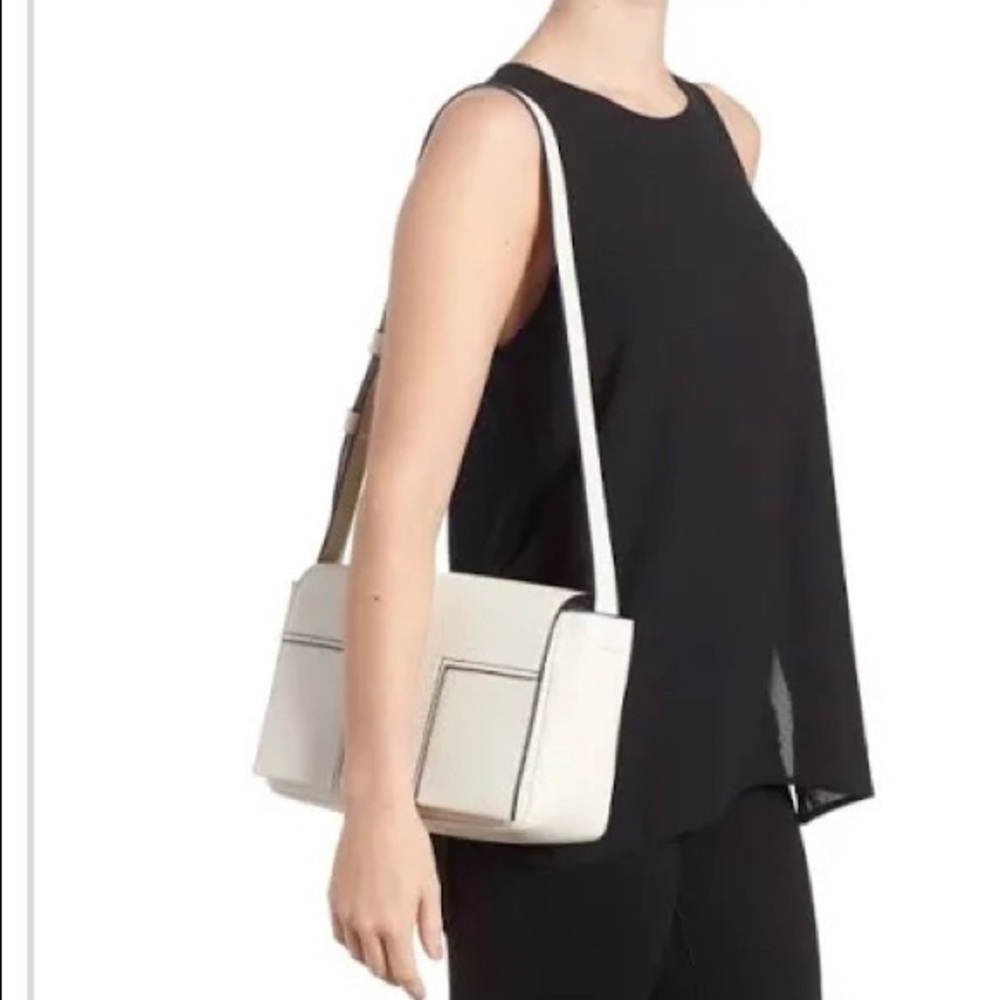 Tory Burch | NWT | block T satchel | ivory